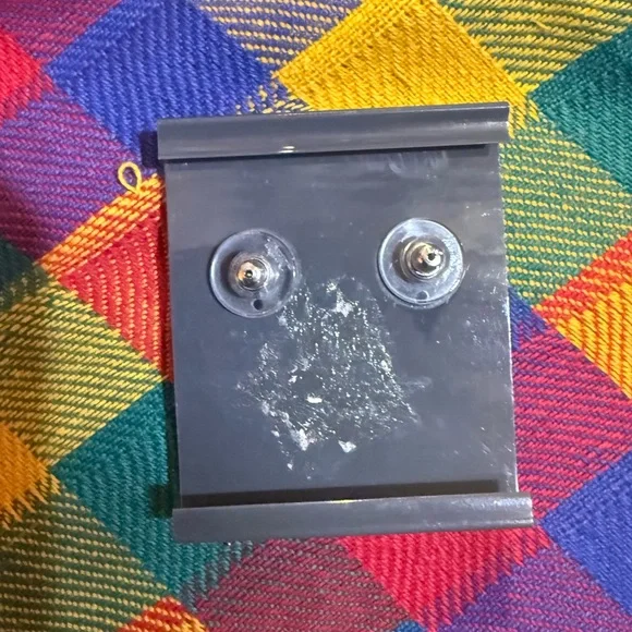 Vintage Trifari Silver Tone Spiral Earrings - Picture 2 of 2